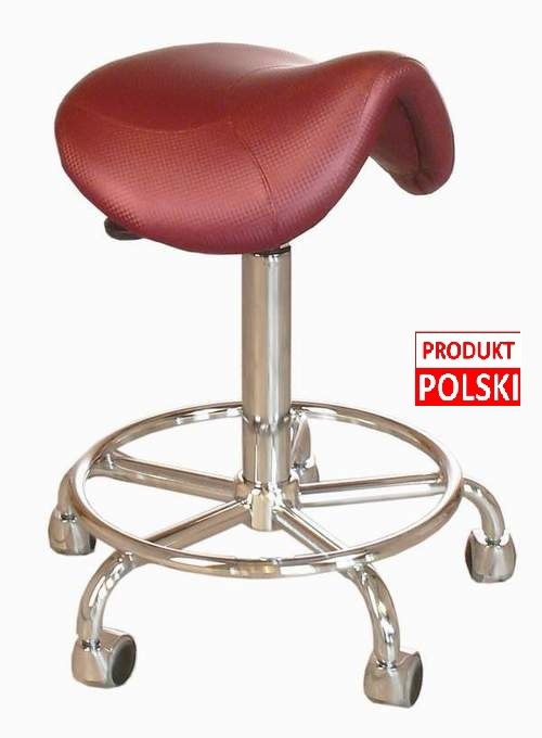 krzesło stomatologiczne w kształcie siodełka